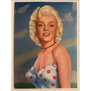 MARILYN MONROE LITHO MONTE DOLACK 1982